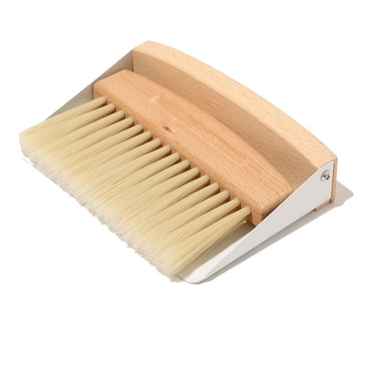 Pelle à poussière en bois à balai d'OEM et poussière de brosse de lecture nettoyant mini fait sur commande