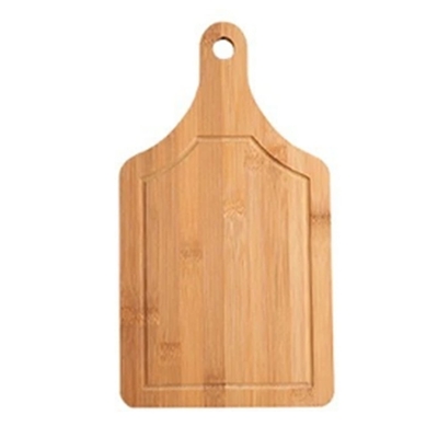 Planche à découper en bambou favorable à l'environnement de cuisine réglée avec des poignées