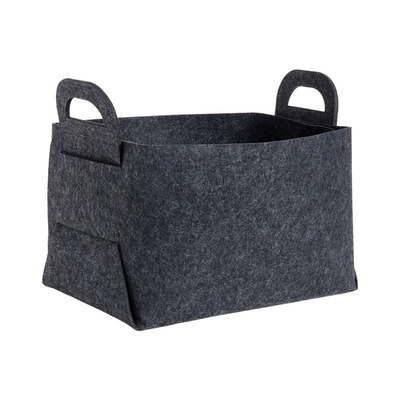 Vêtements en feutre de polyester rectangulaire à 100% Contenants de stockage Sac à main emballé Package personnalisable