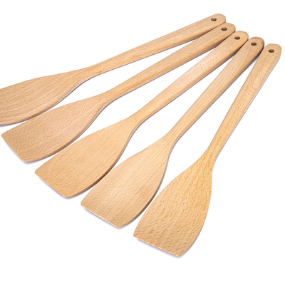 Pelle Burr Free Surface à pot de cuisine de spatule en bois de hêtre d'acacia