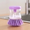 Bouton-poussoir s'ajoutant automatique de distribution de brosse de nettoyage de savon de Tpr