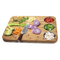 La cuisine 22.4*16.2*1.5 avance le boucher petit à petit en bambou Block With Juice Groove For Vegetables