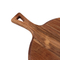 Boucher en bambou Block, plaque de découpage en bois de rectangle d'acacia avec la poignée