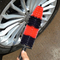 Longue brosse de nettoyage de roue de voiture de polyéthylène de poignée 45cm x 6.5cm