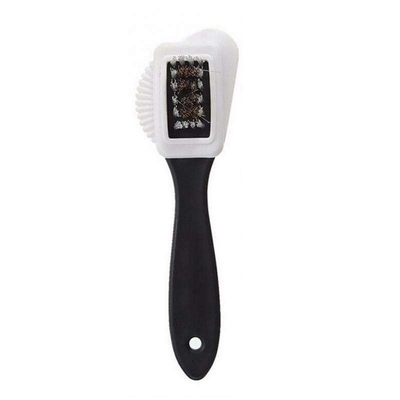 le suède spécial à trois de brosse de chaussure de peau de daim de brosse de chaussure a givré la brosse de nettoyage de botte de neige facile à utiliser le nouveau
