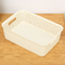 Panier en plastique tissé viable résistant aux chocs de stockage pour la cuisine de salle de bains
