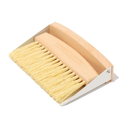 Pelle à poussière en bois à balai d'OEM et poussière de brosse de lecture nettoyant mini fait sur commande