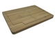 L'OEM a adapté la planche à découper aux besoins du client en bambou de cuisine en bambou matérielle naturelle de conseil de taille