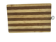 Planche à découper en bambou de rectangle durable avec l'anneau