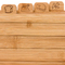 Indexez le petit ensemble de planche à découper en bambou avec l'ensemble de support du petit plateau 4
