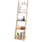 Escalier à cinq couches étagère à livres en bambou étagère de stockage multifonctionnelle
