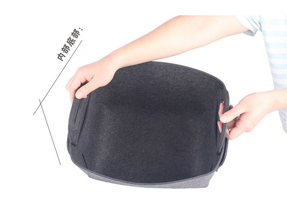 Vêtements en feutre de polyester rectangulaire à 100% Contenants de stockage Sac à main emballé Package personnalisable