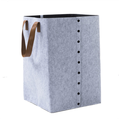 Couleur personnalisée Coffres de rangement en feutre de polyester moderne pour l' organisation des vêtements