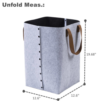 Couleur personnalisée Coffres de rangement en feutre de polyester moderne pour l' organisation des vêtements