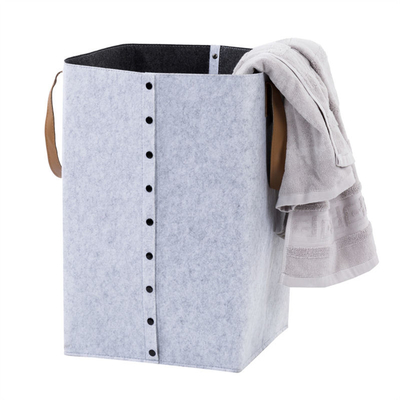 Couleur personnalisée Coffres de rangement en feutre de polyester moderne pour l' organisation des vêtements