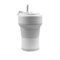tasse de café pliante de tasse de voyage de verre à boire du silicone 550ml BPA librement