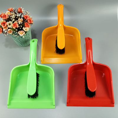 Vert jaune rouge de bureau de Mini Dustpan And Brush Set de polypropylène