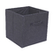 Cube non tissé respirable pliable 27*27*28cm à couvercle serti en stockage de tissu